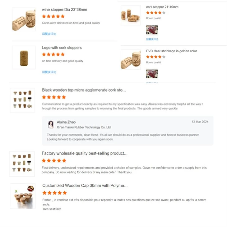 Cork stopper praise